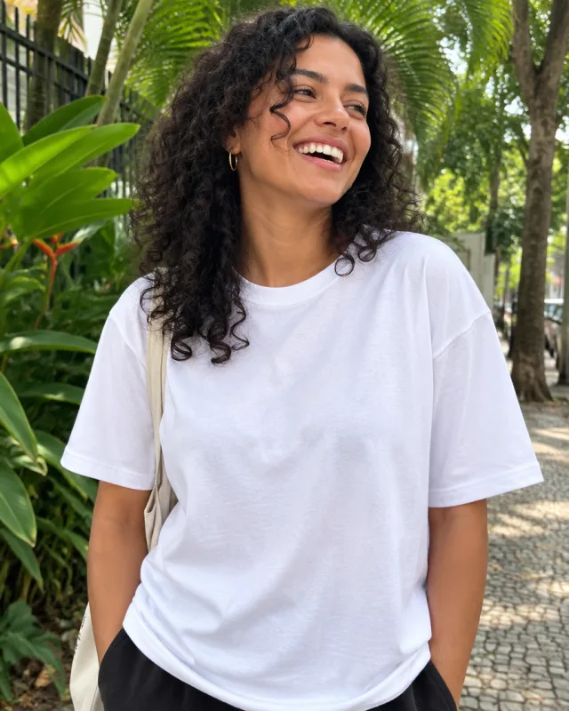Ana in the white Wattashirt